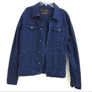 Zara vintage blue jacket denim
